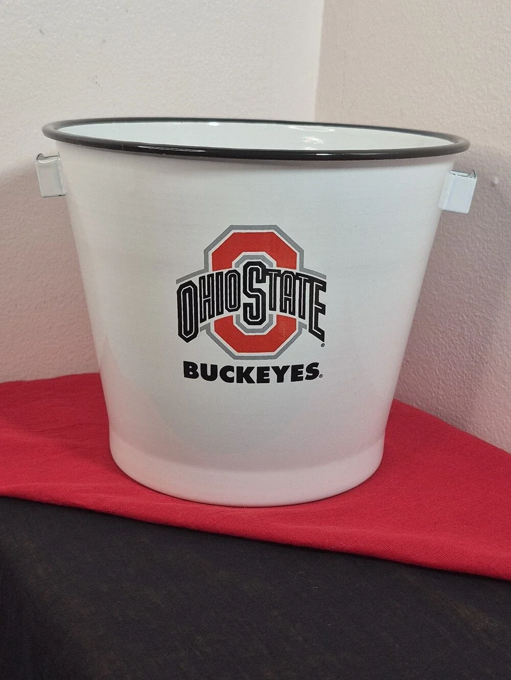 Ohio State Buckeyes Officially Licensed Team Metal Ice Bucket NWOT